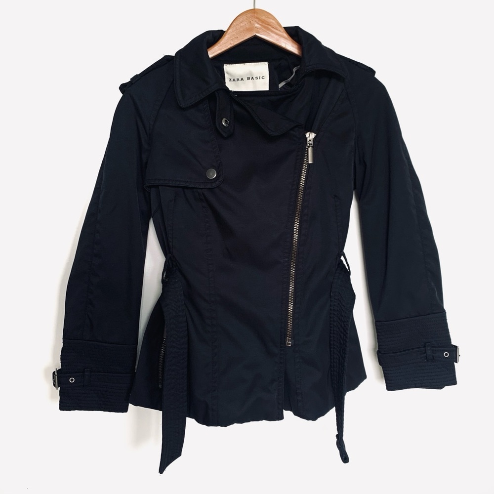Zara Black Utility Jacket